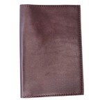 Pearson upcycled aircraft leather in red earth burgundy colour by Miina Goods