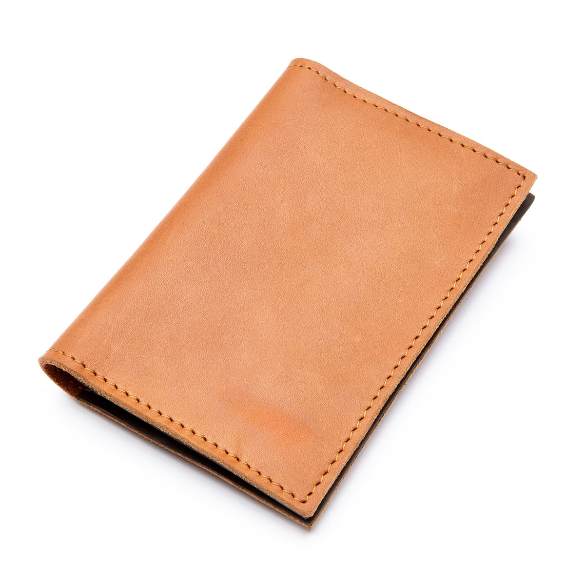 Miina Goods viajero passport holder in caramel leather. 