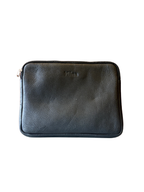 Simpatico laptop case in black leather from Miina Goods. 
